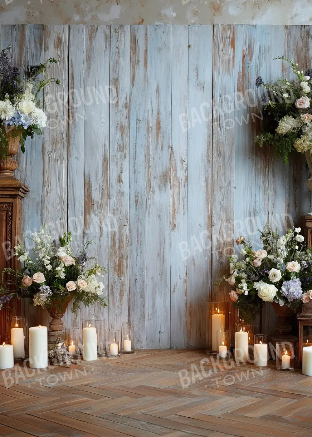Barn Wedding 5’x7’ UltraCloth (60 x 84 inch) Backdrop