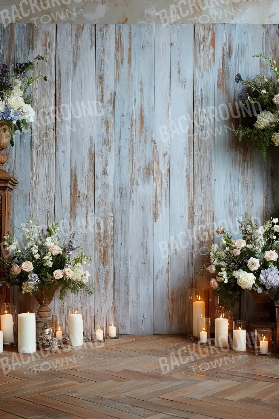 Barn Wedding 8’x12’ UltraCloth (96 x 144 inch) Backdrop