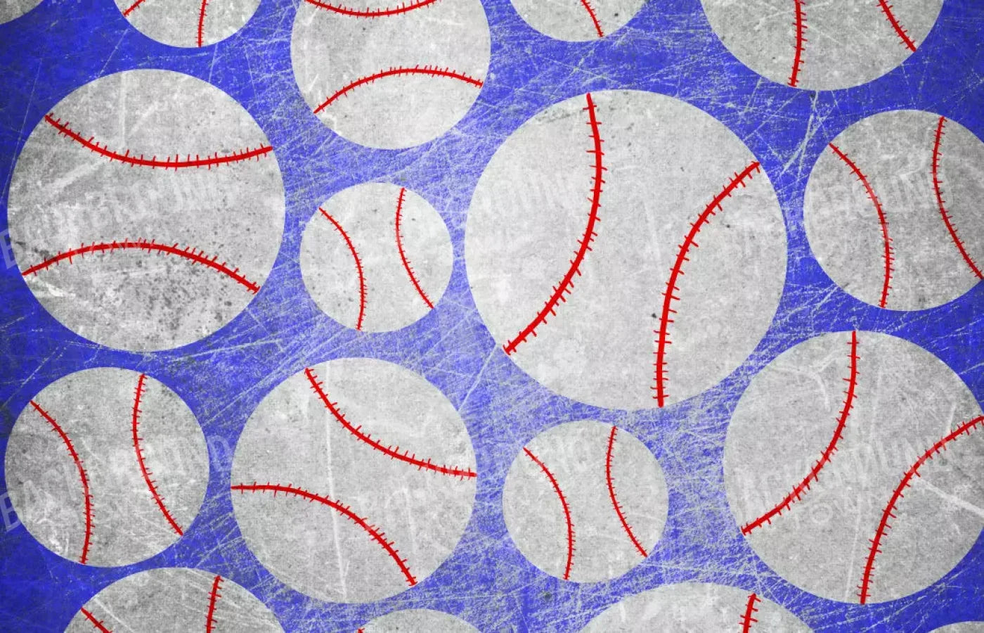 Baseball Dots 12X8 Ultracloth ( 144 X 96 Inch ) Backdrop