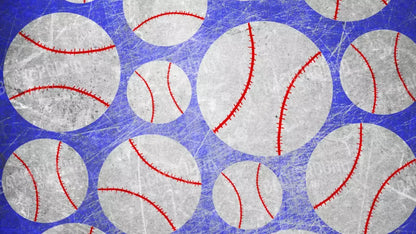 Baseball Dots 14X8 Ultracloth ( 168 X 96 Inch ) Backdrop