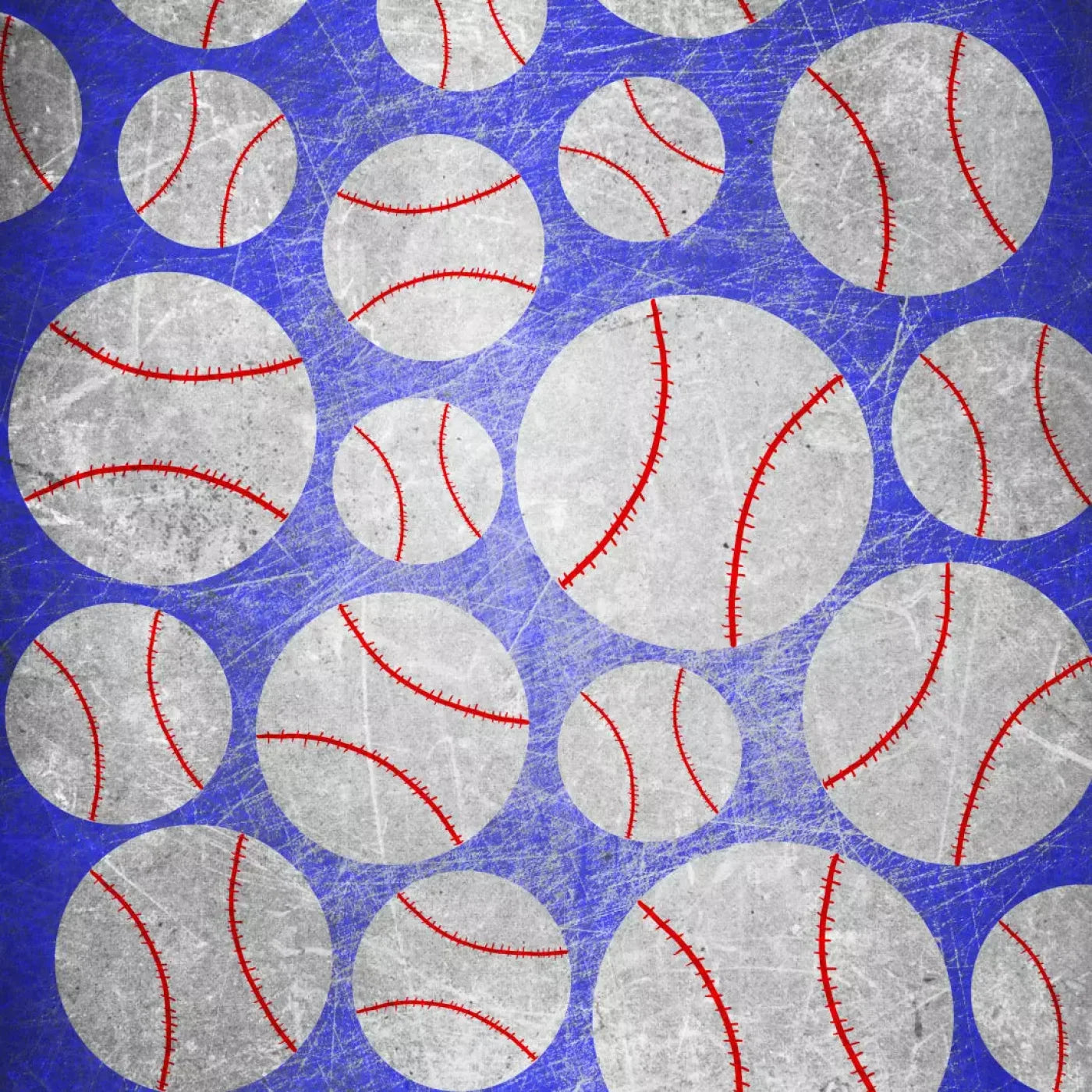 Baseball Dots Backdrop