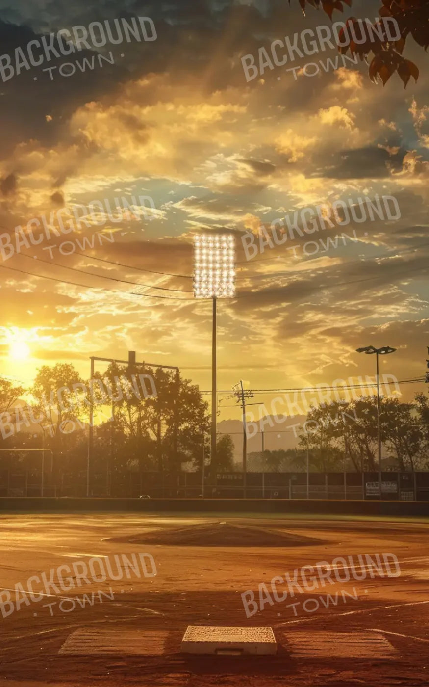 Baseball Evening 5’x8’ UltraCloth (60 x 96 inch) Backdrop