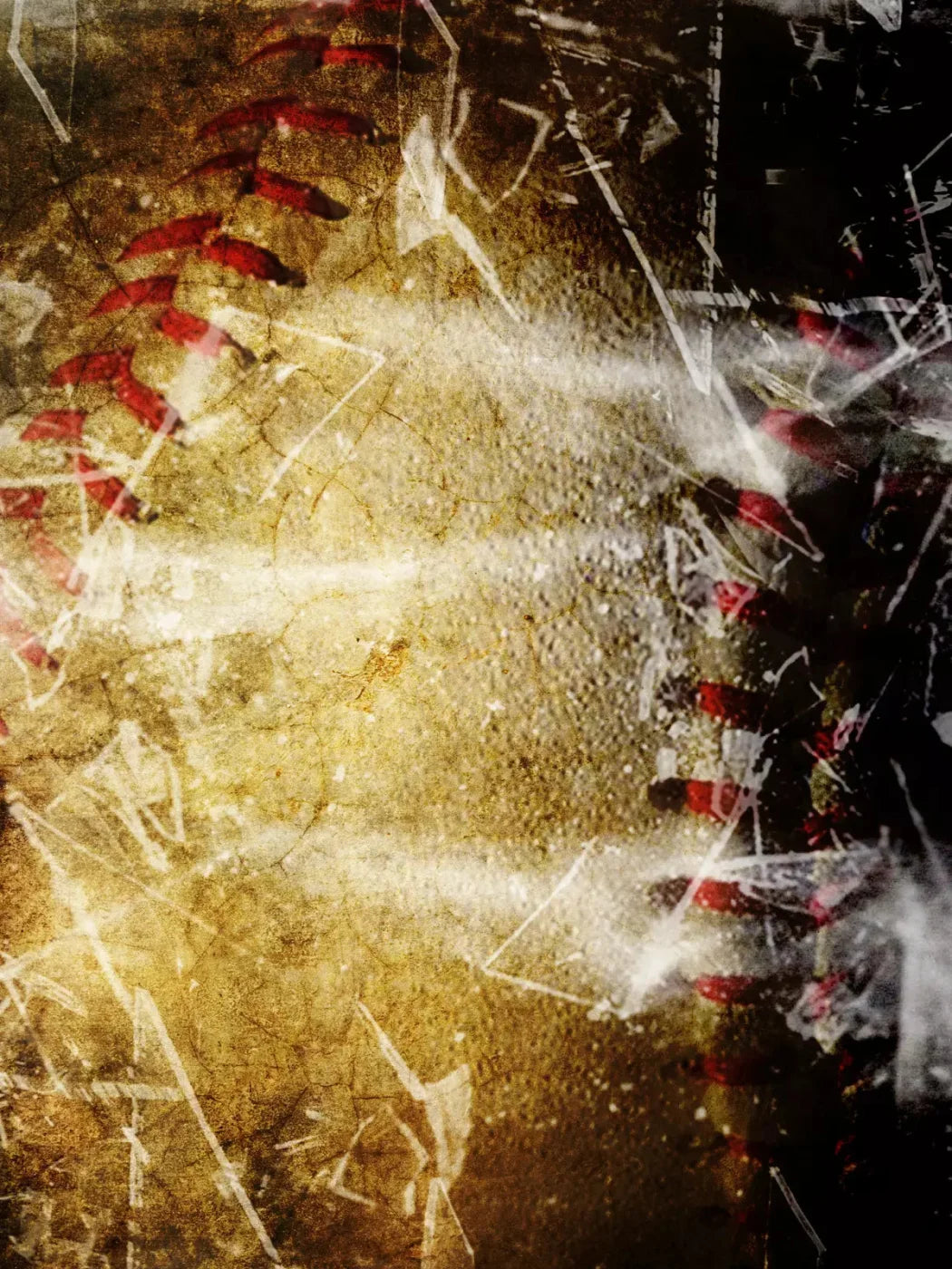 Baseball Grunge 5X7 Ultracloth ( 60 X 84 Inch ) Backdrop