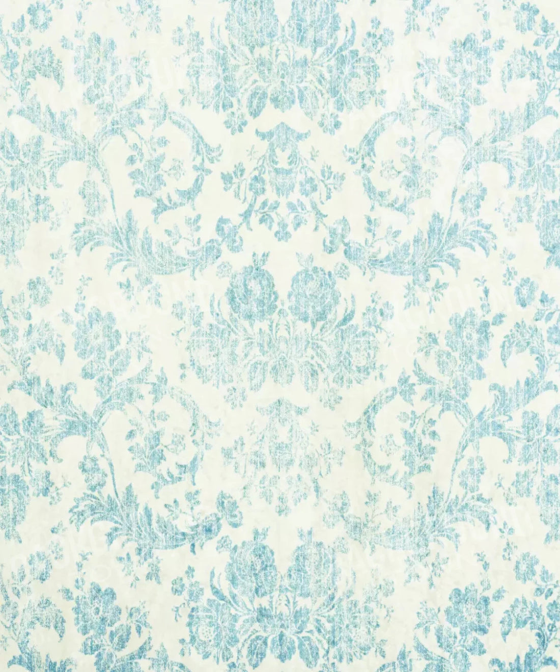 Blue Damask Backdrop for Photography