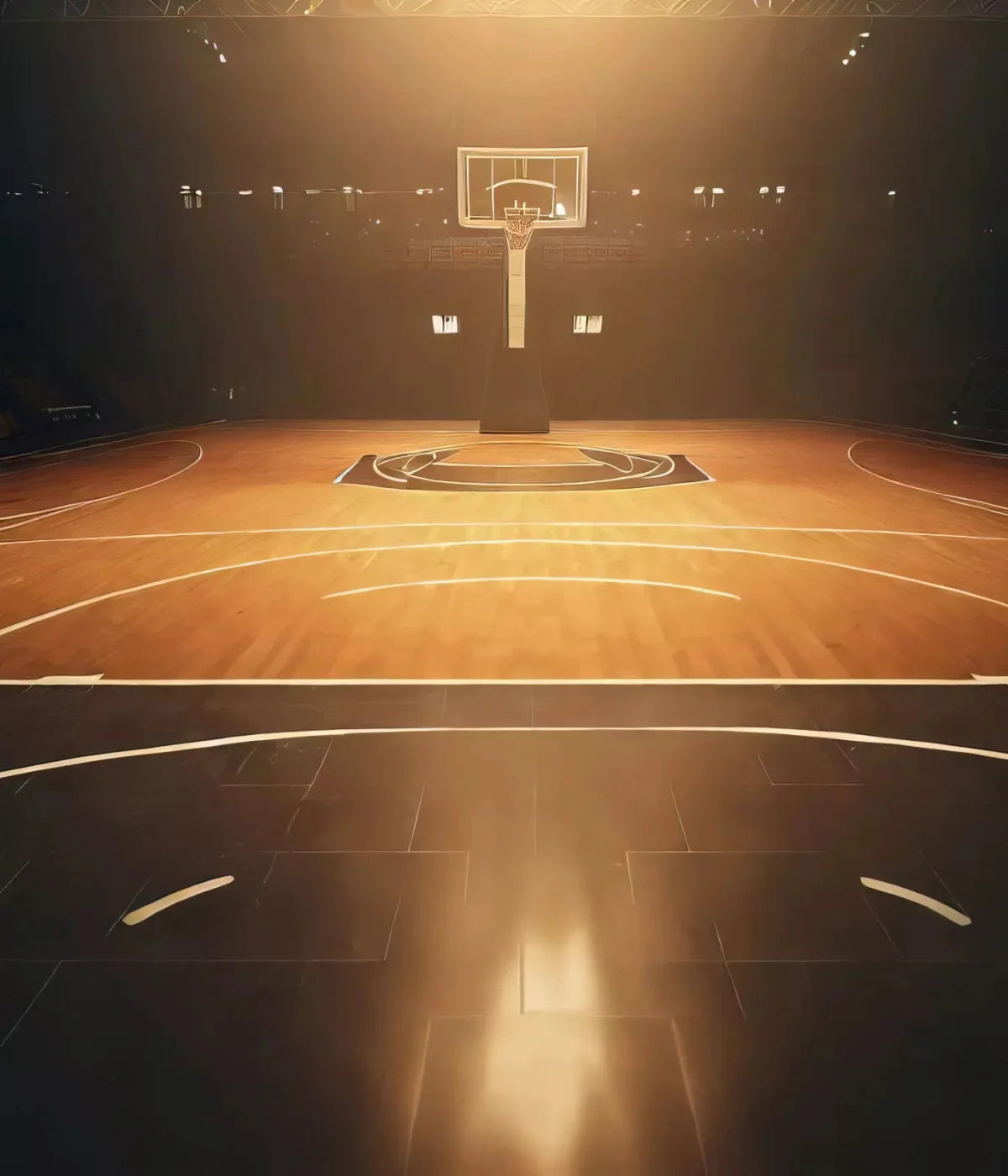 Basketball Court 10X12 Ultracloth ( 120 X 144 Inch ) Backdrop