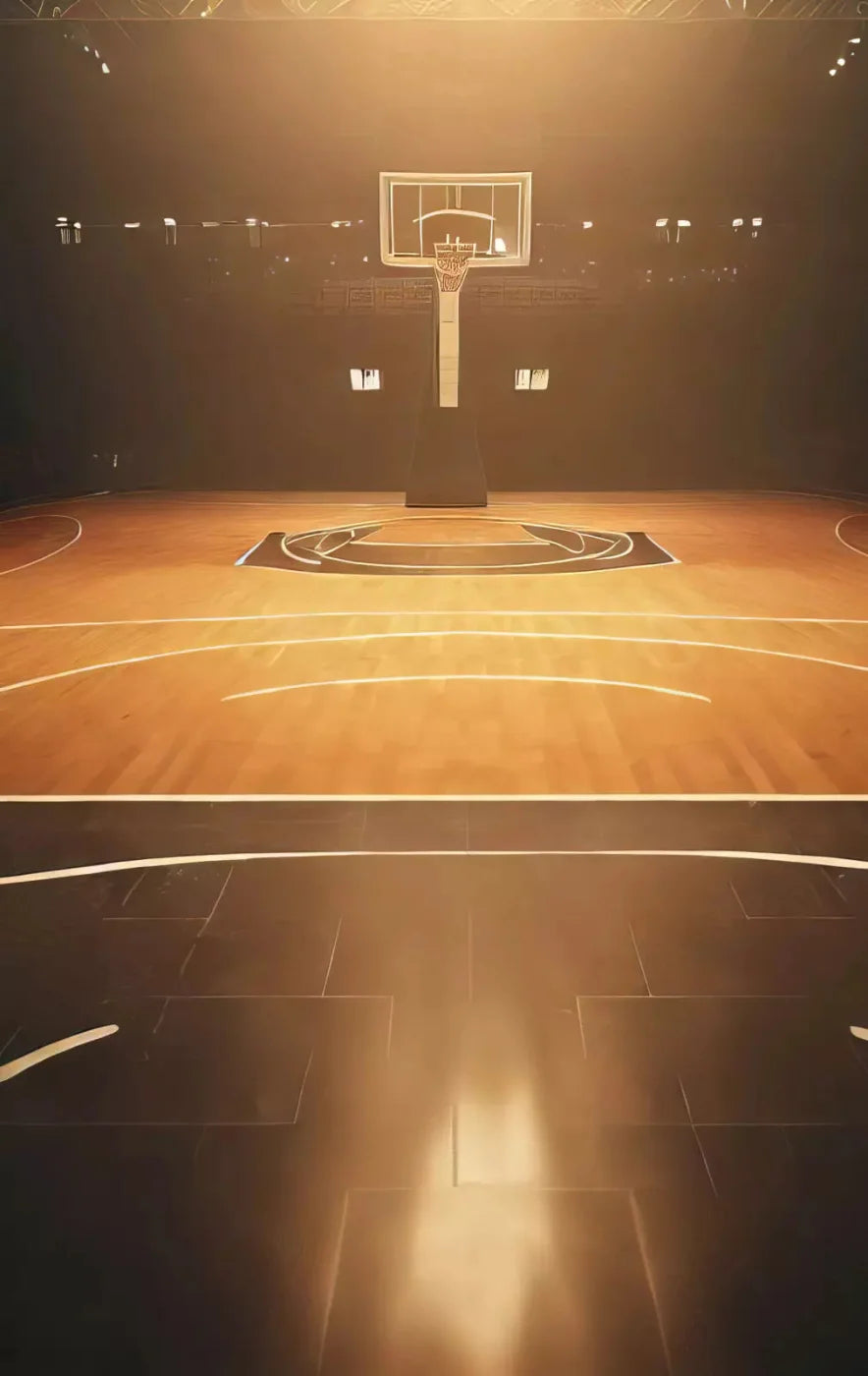 Basketball Court 10X16 Ultracloth ( 120 X 192 Inch ) Backdrop