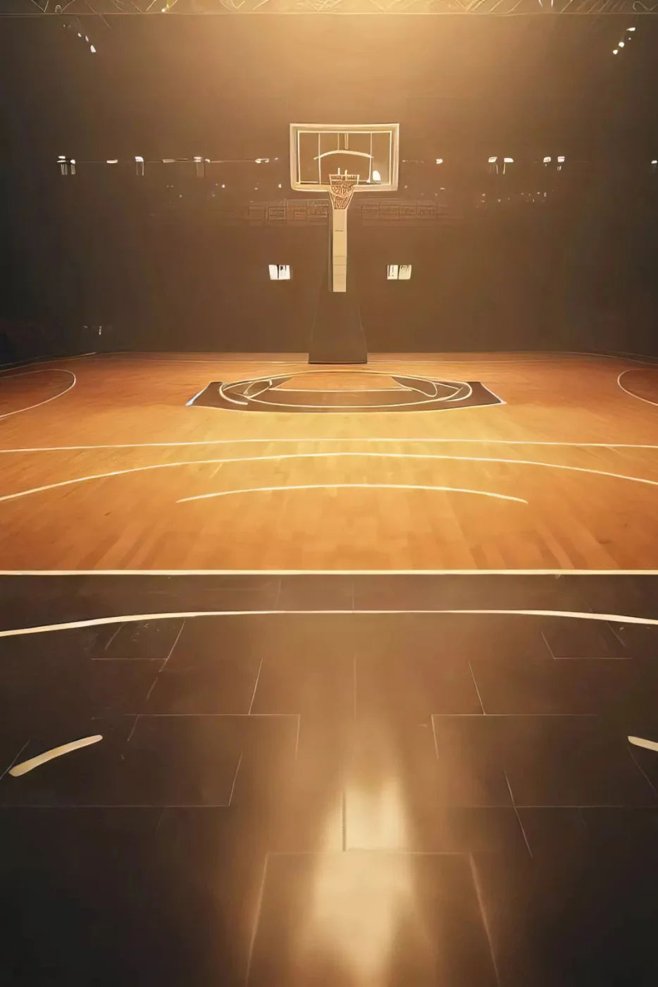Basketball Court 5X8 Ultracloth ( 60 X 96 Inch ) Backdrop
