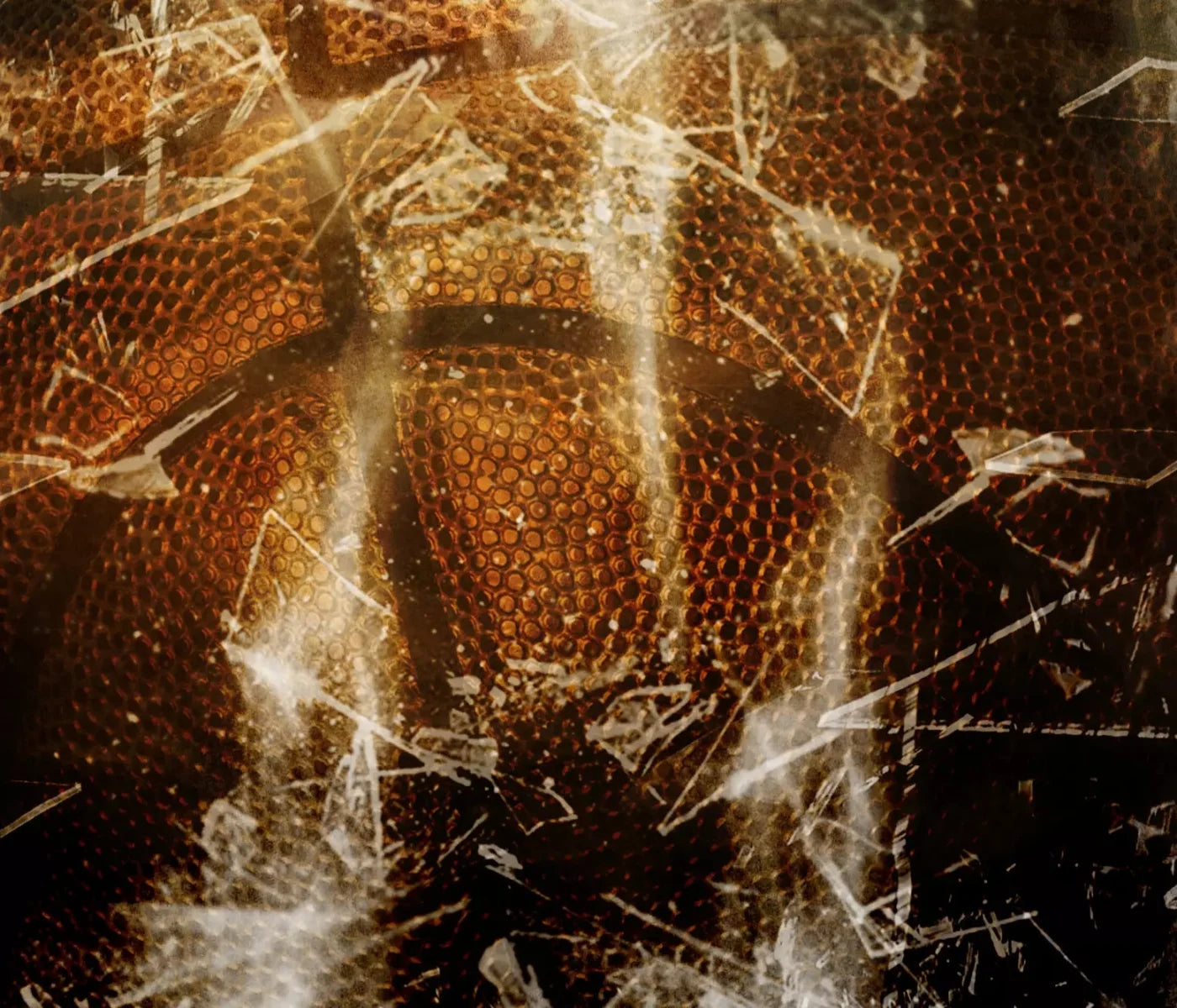 Basketball Grunge 12X10 Ultracloth ( 144 X 120 Inch ) Backdrop