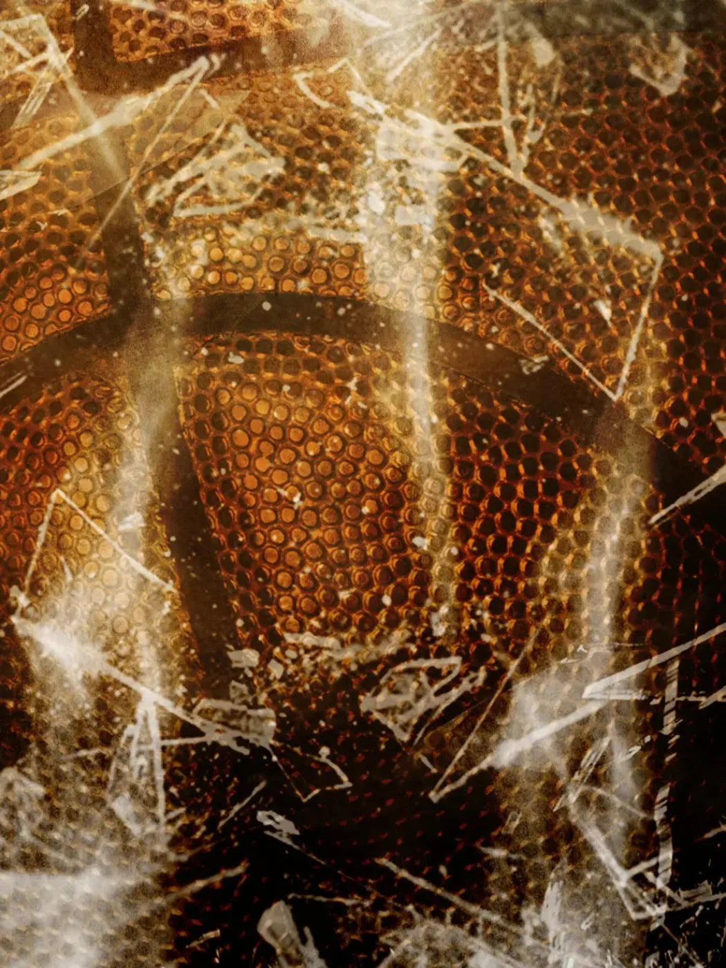 Basketball Grunge 5X68 Fleece ( 60 X 80 Inch ) Backdrop