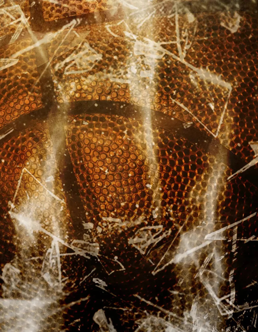 Basketball Grunge 6X8 Fleece ( 72 X 96 Inch ) Backdrop