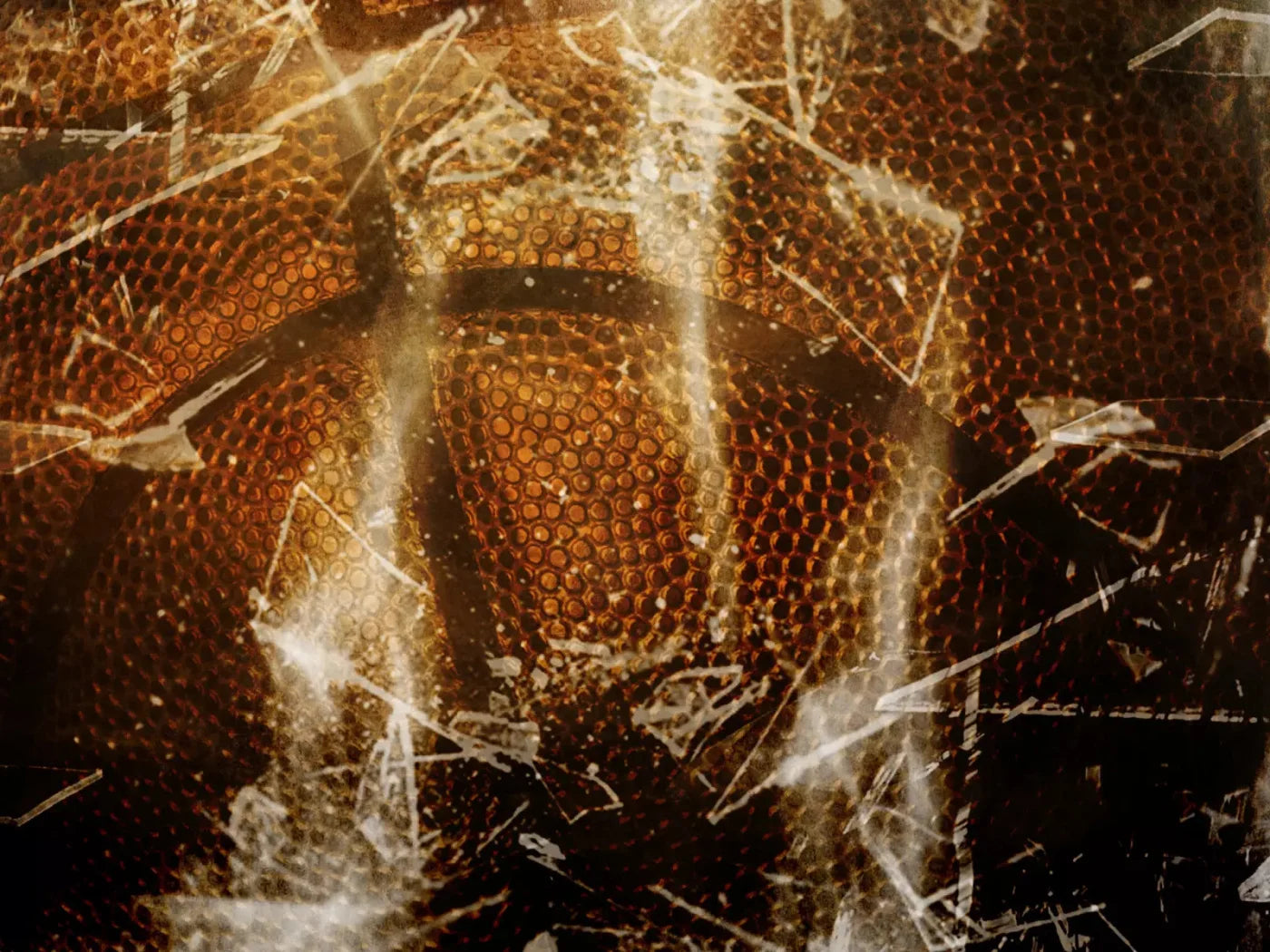 Basketball Grunge 7X5 Ultracloth ( 84 X 60 Inch ) Backdrop