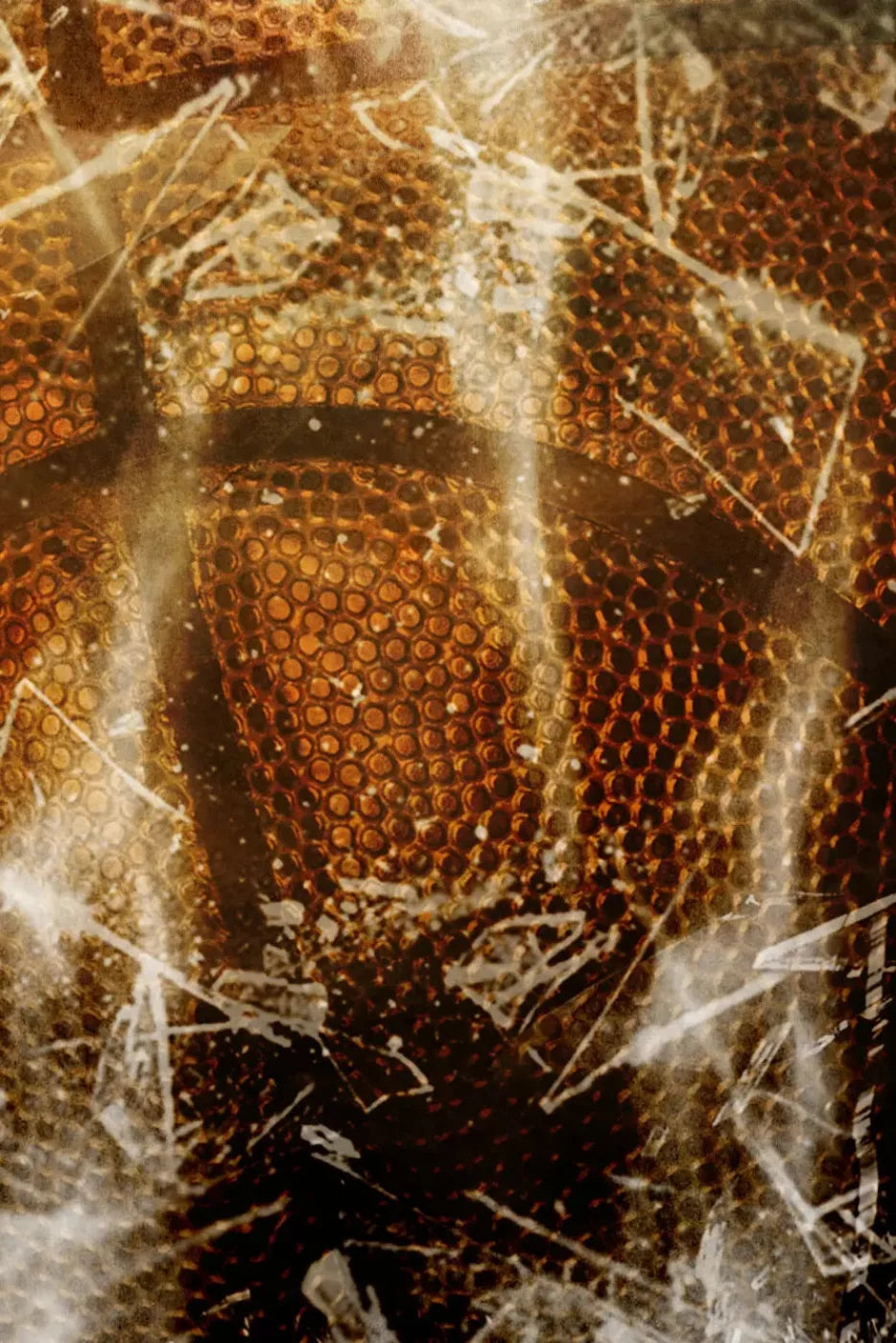 Basketball Grunge 5X76 For Lvl Up Backdrop System ( 60 X 90 Inch )