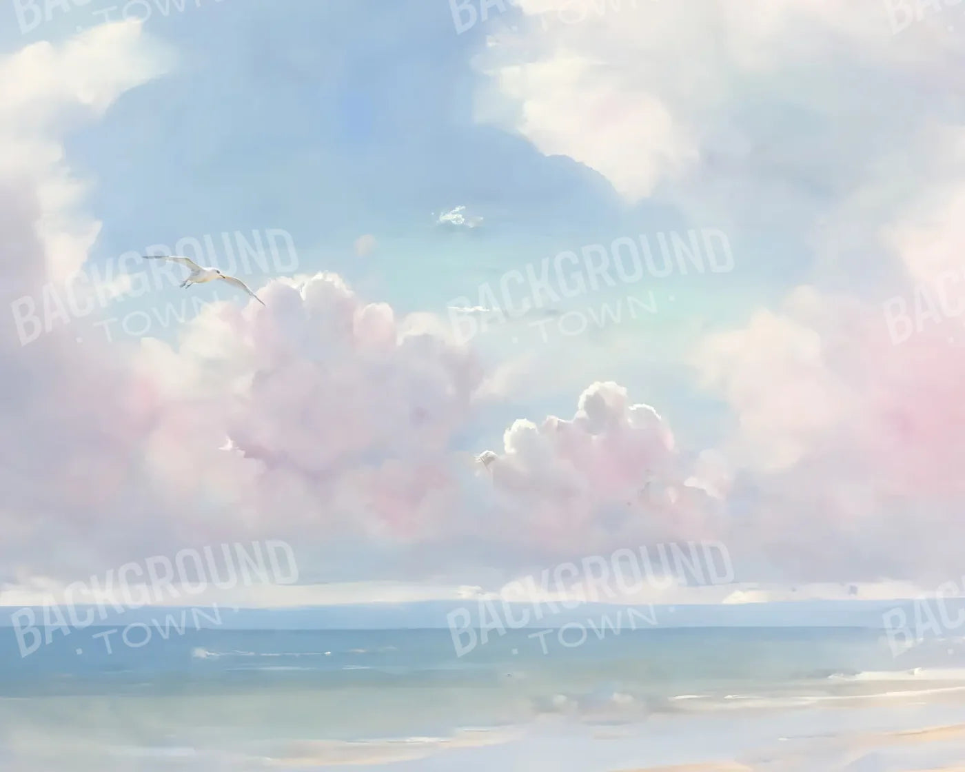 Beach Vibes II 10’x8’ Fleece (120 x 96 inch) Backdrop