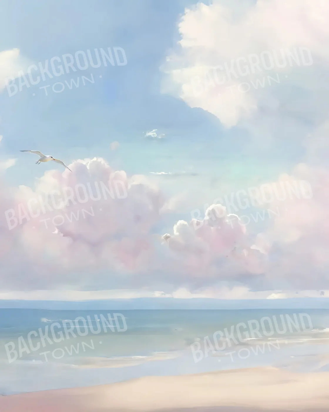 Beach Vibes II 8’x10’ Fleece (96 x 120 inch) Backdrop