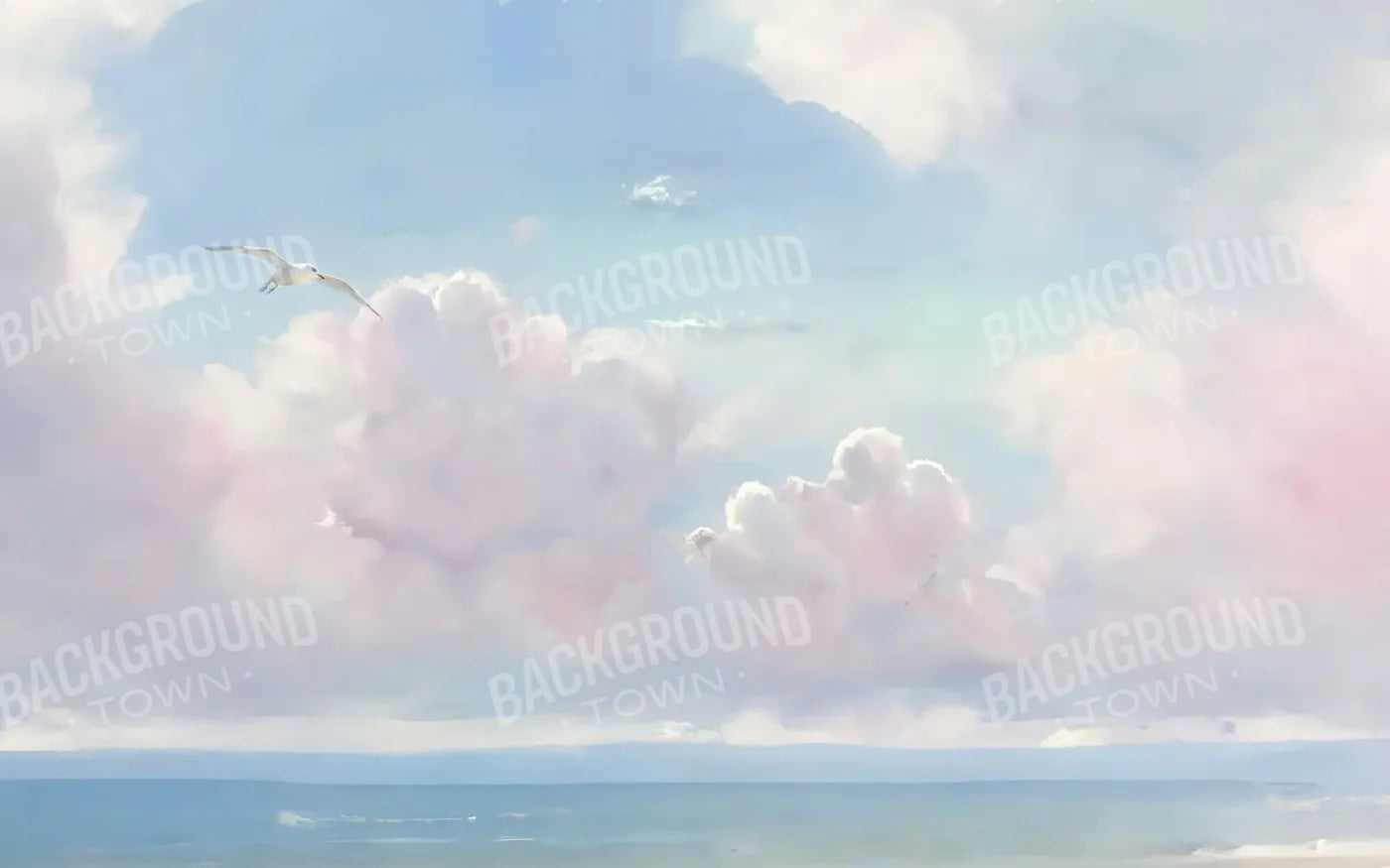 Beach Vibes II 8’x5’ UltraCloth (96 x 60 inch) Backdrop