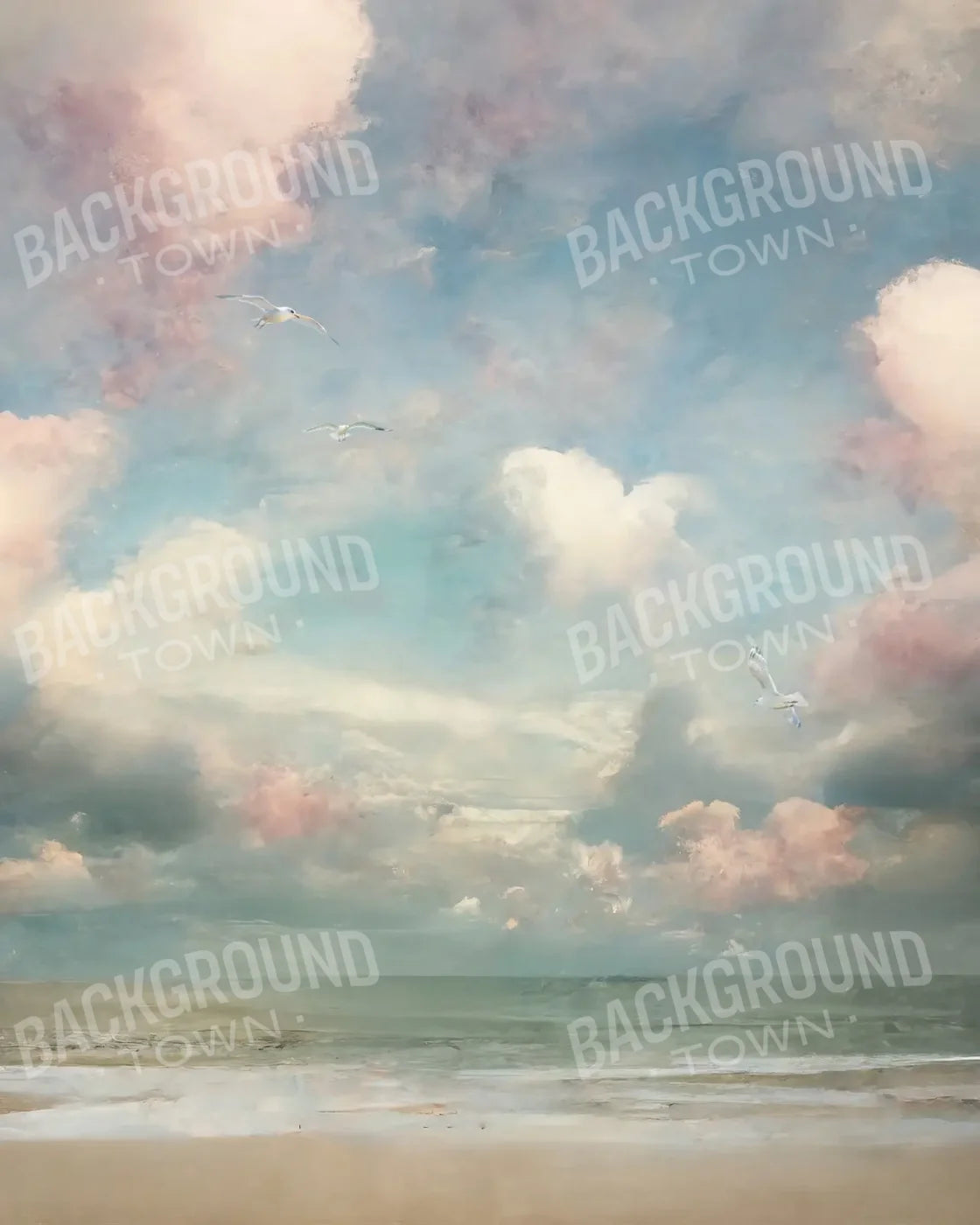 Beach Vibes III 8’x10’ Fleece (96 x 120 inch) Backdrop