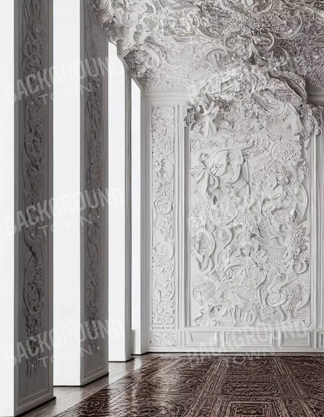 Beautiful Stucco 6X8 Fleece ( 72 X 96 Inch ) Backdrop