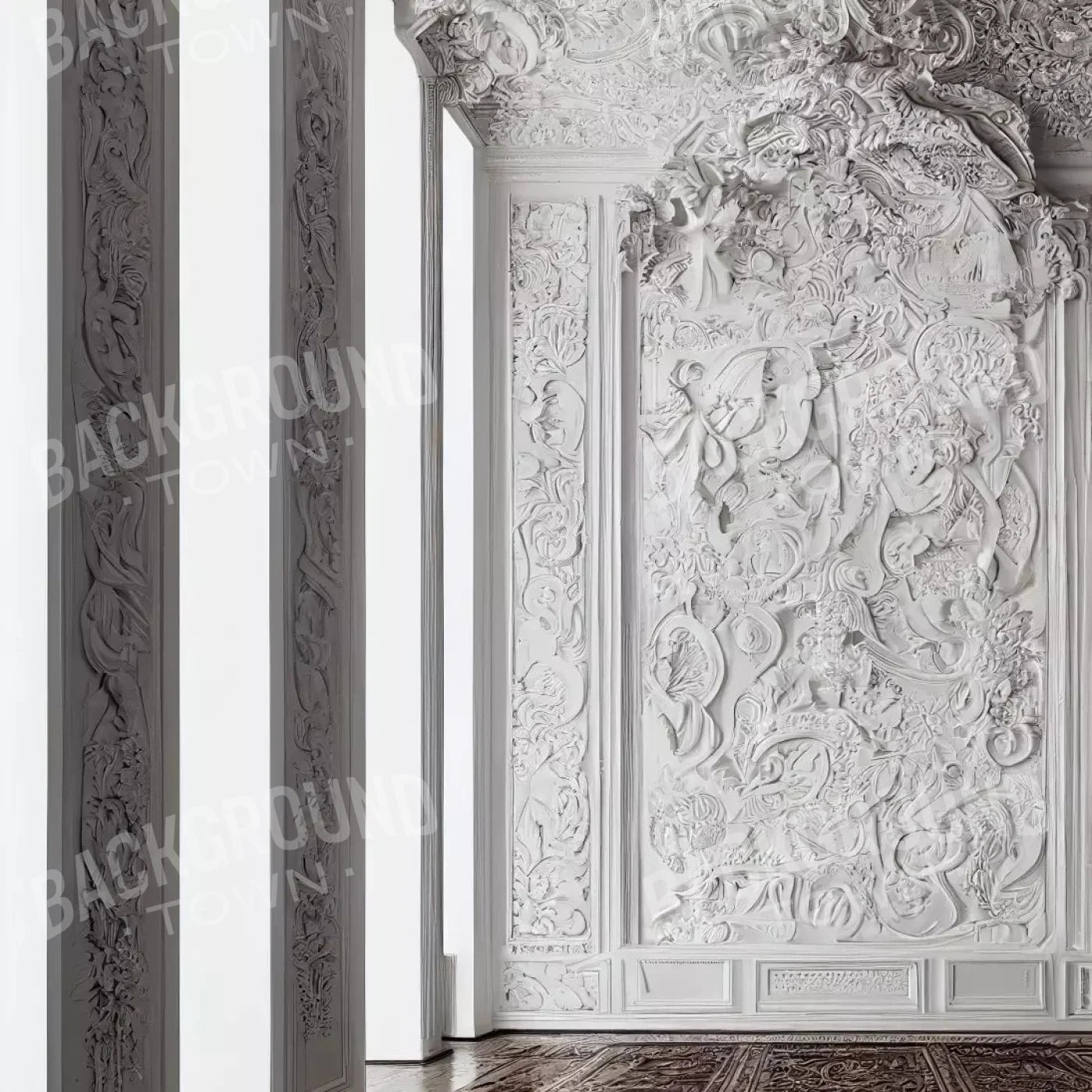 Beautiful Stucco 8X8 Fleece ( 96 X Inch ) Backdrop