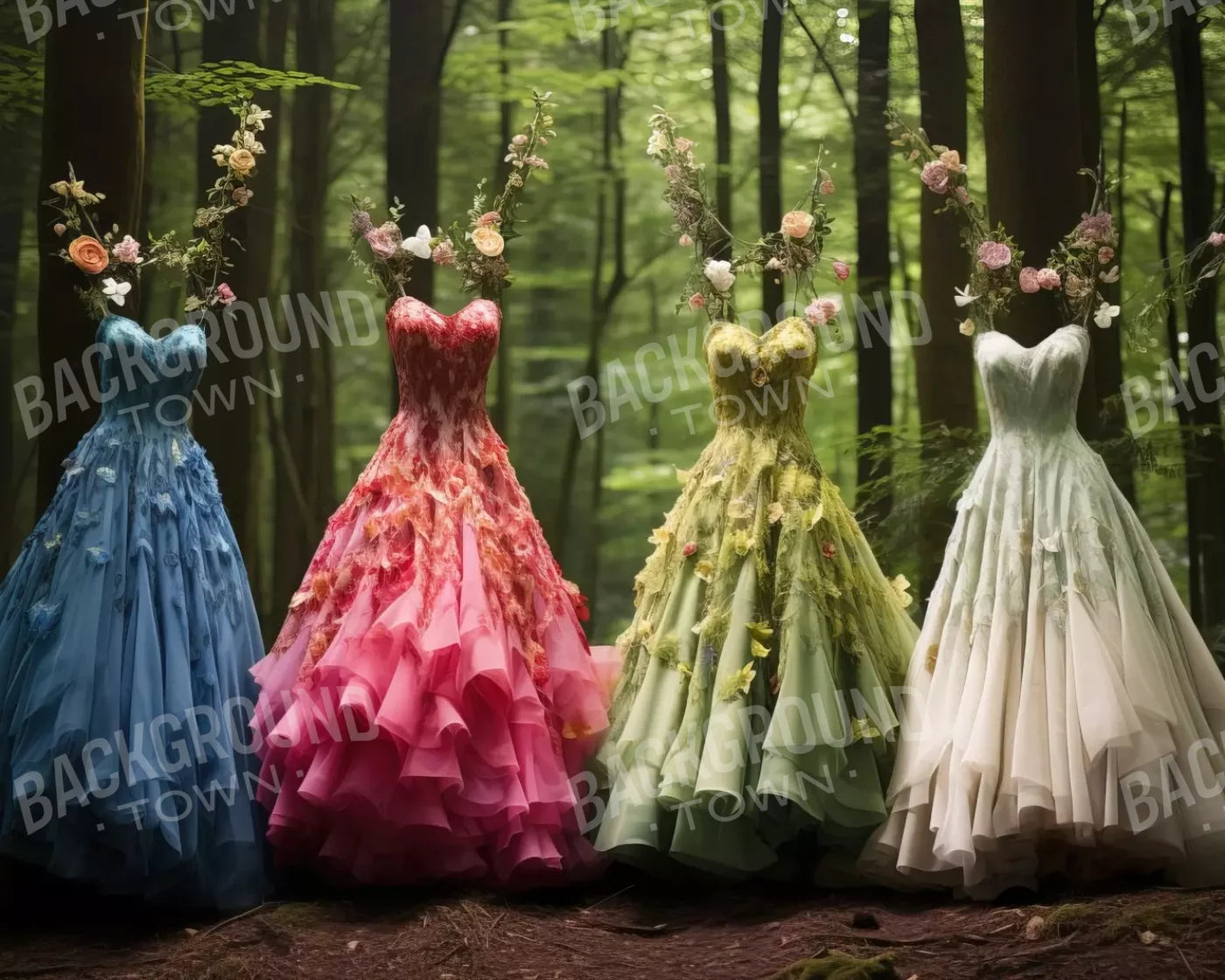 Beauty In The Forest 10’X8’ Fleece (120 X 96 Inch) Backdrop