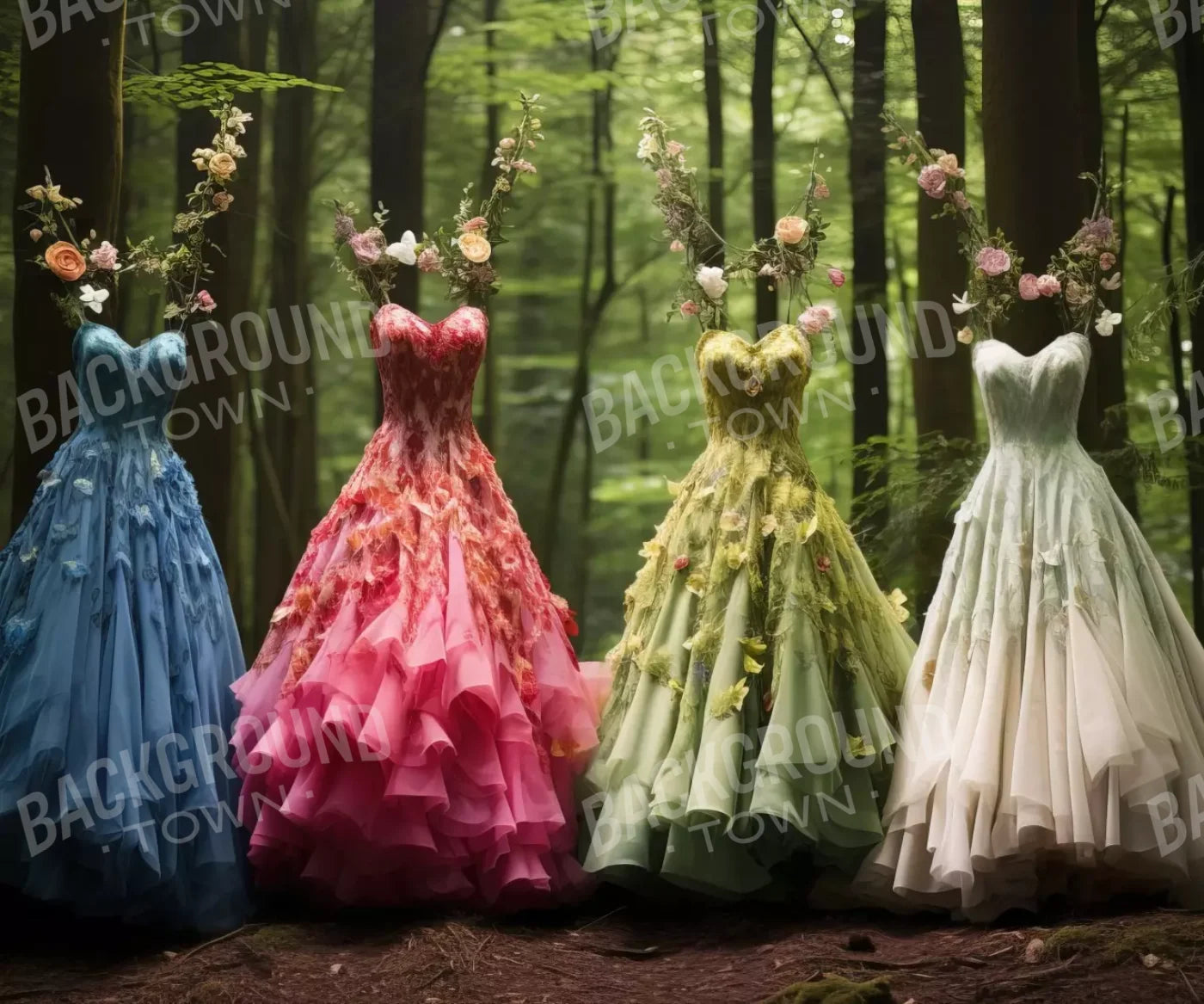 Beauty In The Forest 12’X10’ Ultracloth (144 X 120 Inch) Backdrop