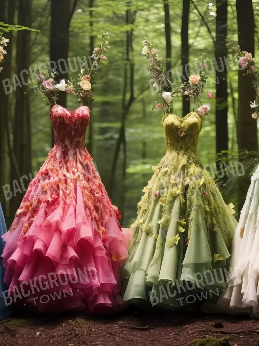 Beauty In The Forest 5’X6’8 Fleece (60 X 80 Inch) Backdrop