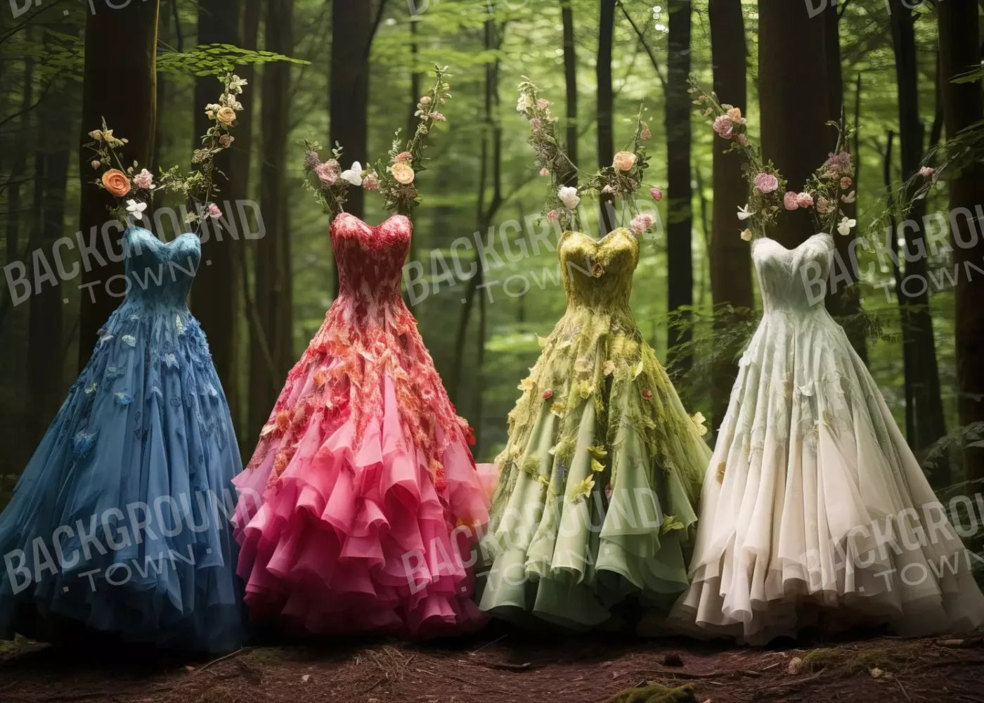 Beauty In The Forest 7’X5’ Ultracloth (84 X 60 Inch) Backdrop