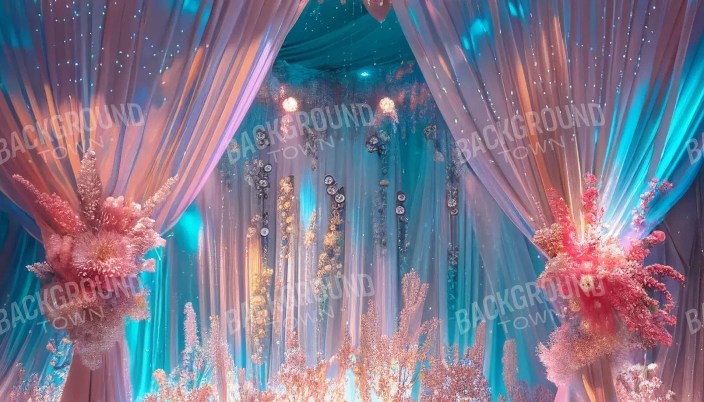 Beauty Pageant Stage 14’x8’ UltraCloth (168 x 96 inch) Backdrop