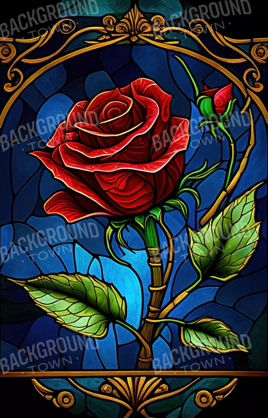 Belle And Beast 8X12 Ultracloth ( 96 X 144 Inch ) Backdrop