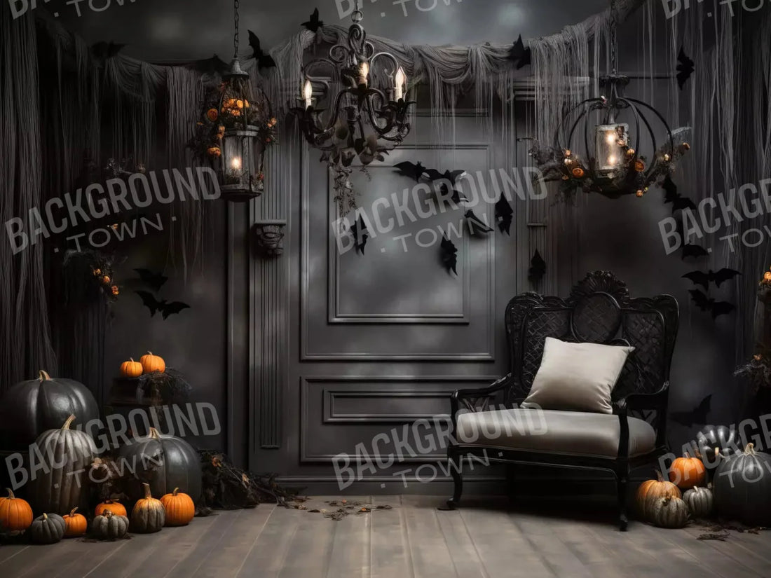 Bewitched With Bats 68X5 Fleece ( 80 X 60 Inch ) Backdrop