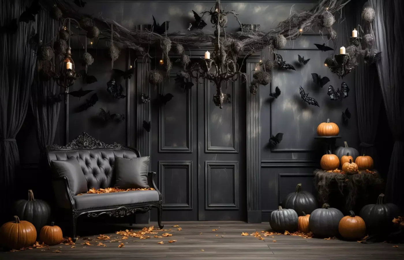 Bewitched With Bats Ii 14’X9’ Ultracloth (168 X 108 Inch) Backdrop