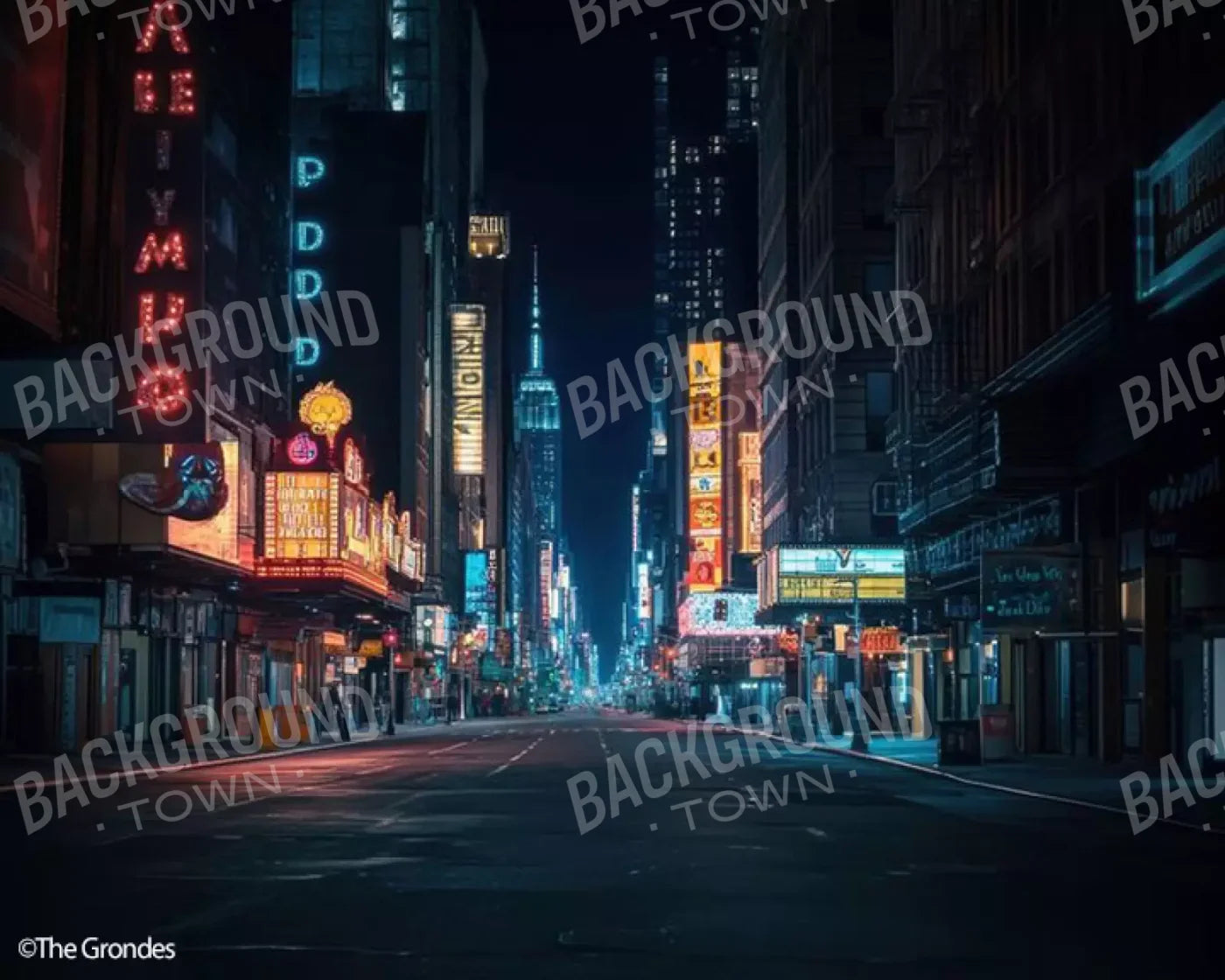 Big City Lights 10’x8’ Fleece (120 x 96 inch) Backdrop