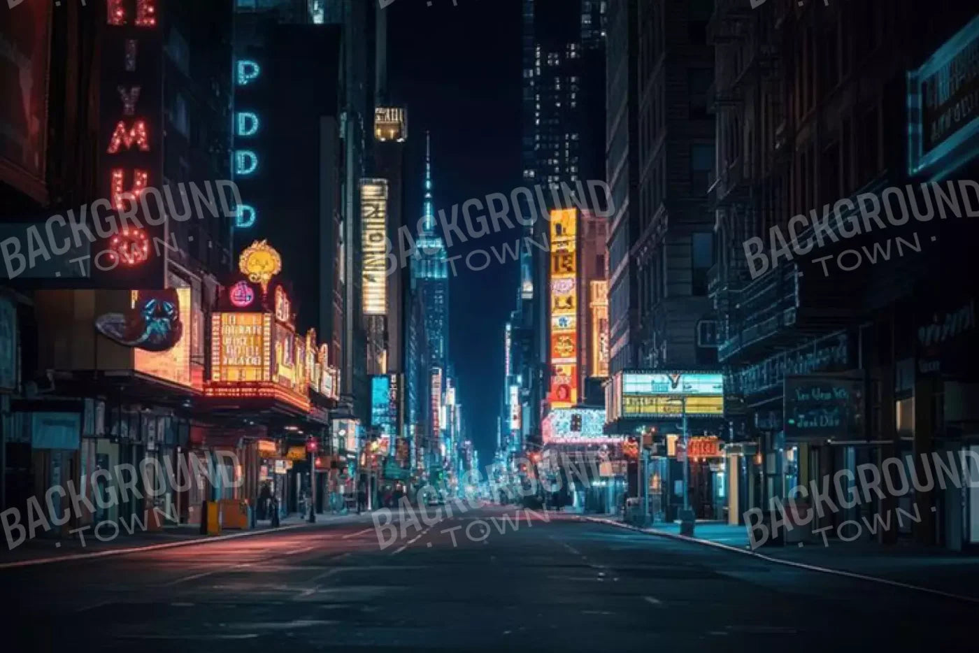 Big City Lights 12’x8’ UltraCloth (144 x 96 inch) Backdrop
