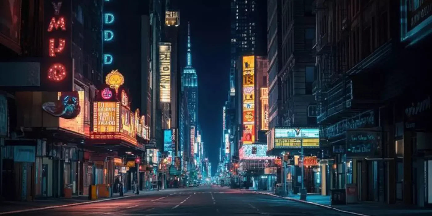 Big City Lights 16’x8’ UltraCloth (192 x 96 inch) Backdrop