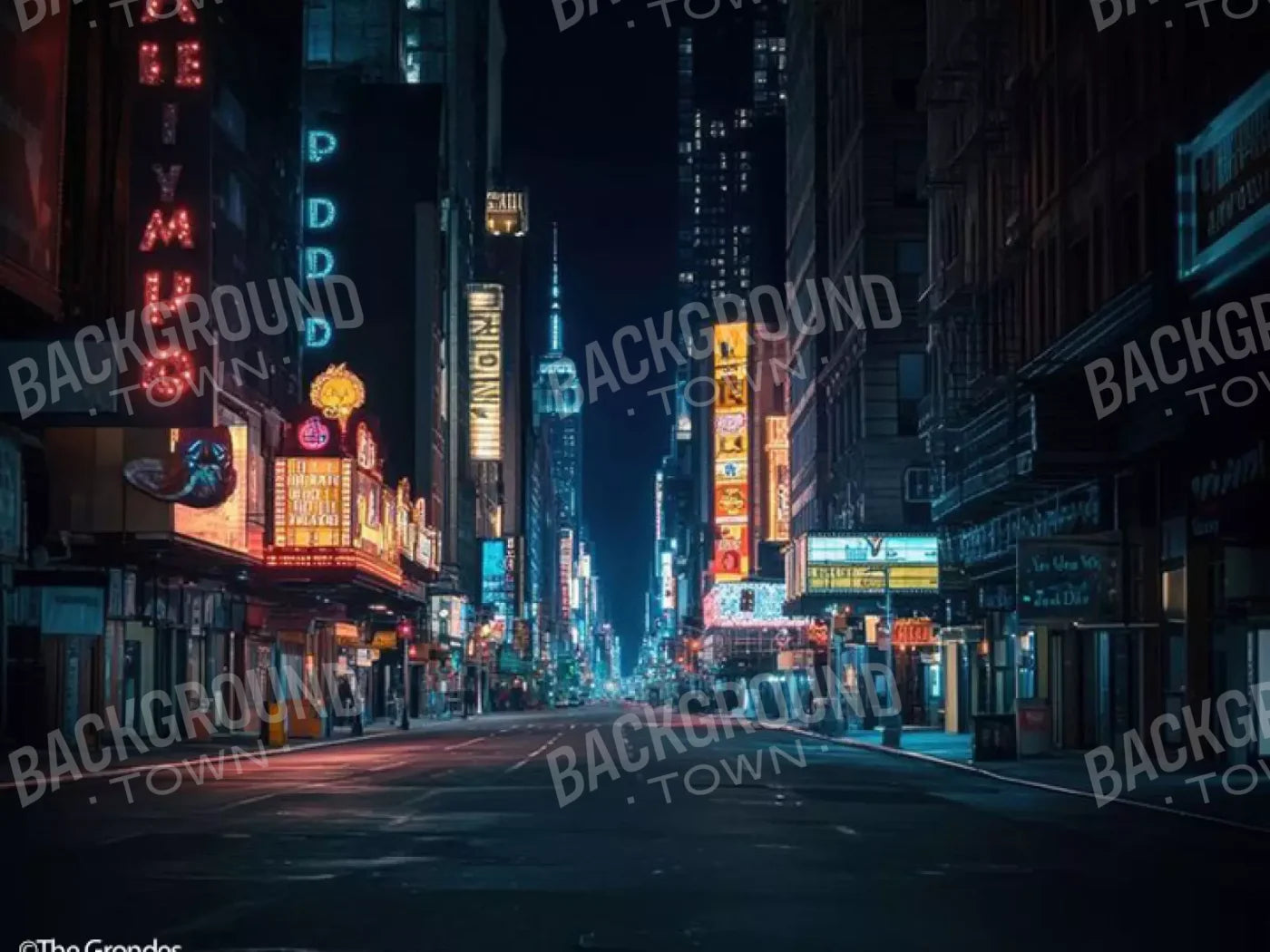 Big City Lights 6’8x5’ Fleece (80 x 60 inch) Backdrop