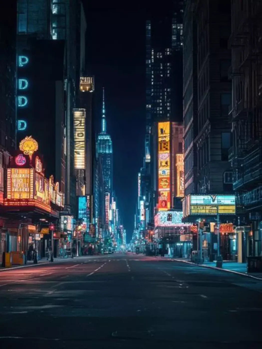 Big City Lights 6’x8’ Fleece (72 x 96 inch) Backdrop
