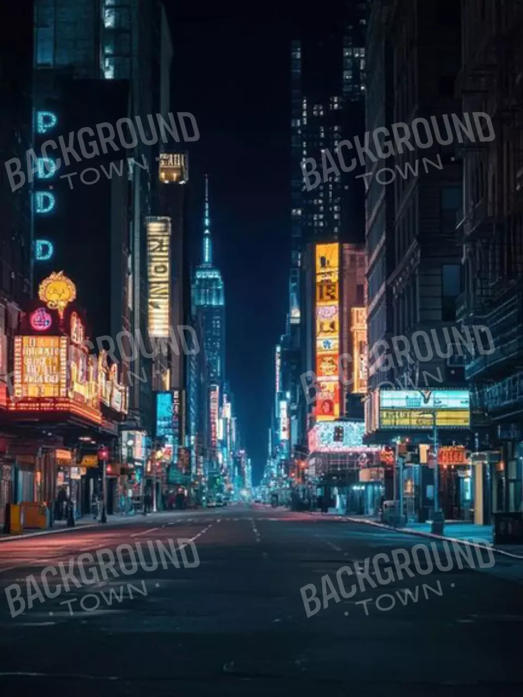 Big City Lights 6’x8’ Fleece (72 x 96 inch) Backdrop