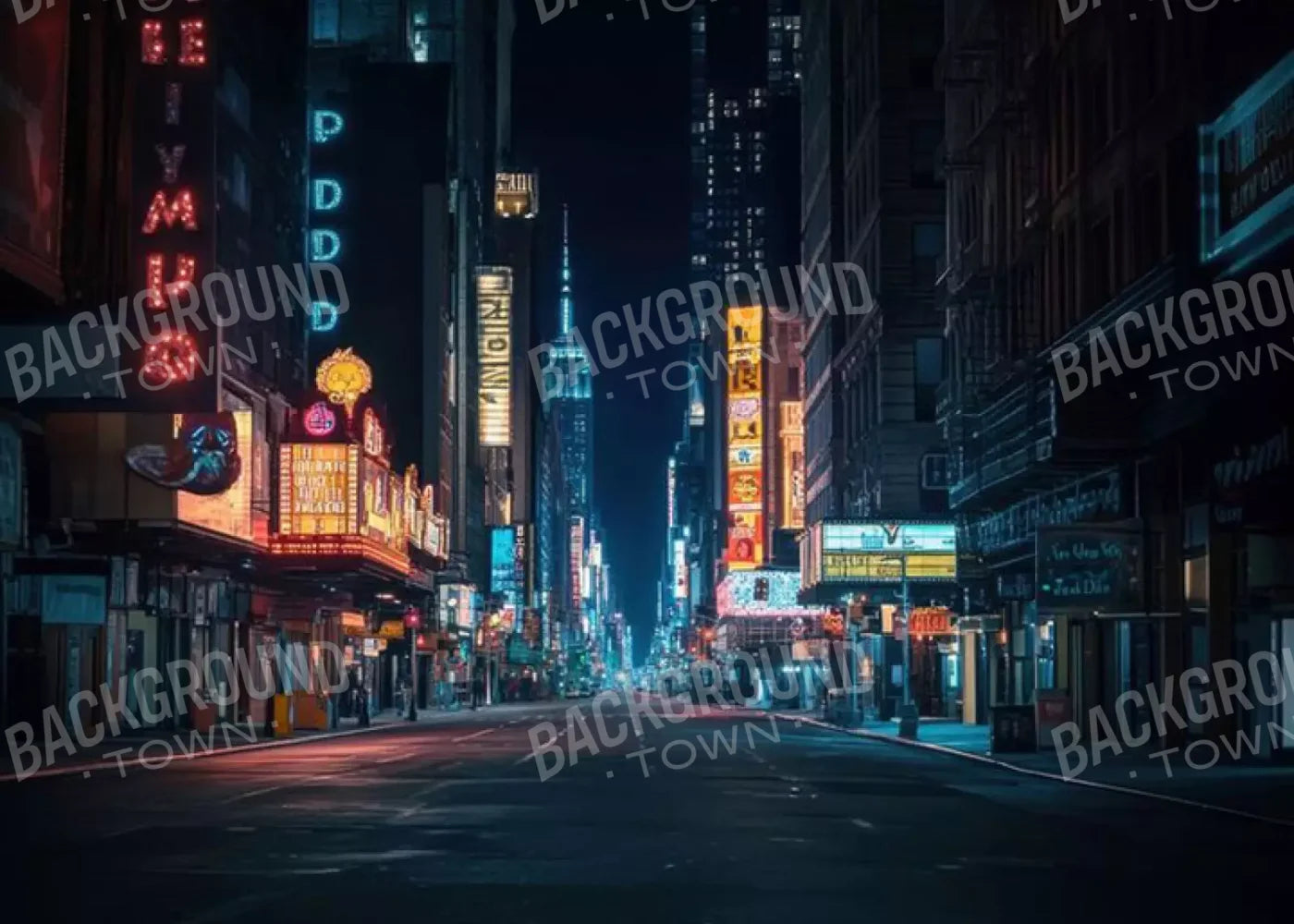 Big City Lights 7’x5’ UltraCloth (84 x 60 inch) Backdrop