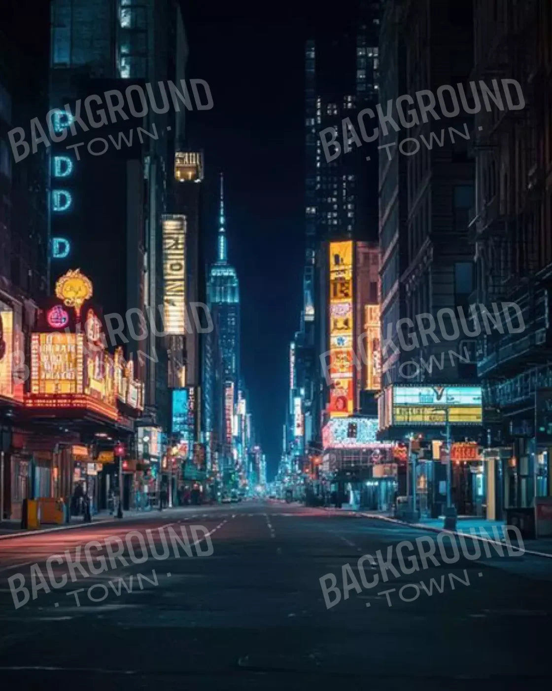Big City Lights 8’x10’ Fleece (96 x 120 inch) Backdrop