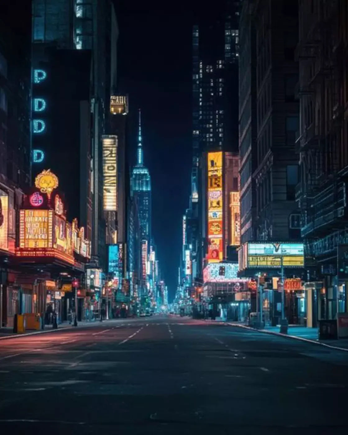 Big City Lights 8’x10’ Fleece (96 x 120 inch) Backdrop