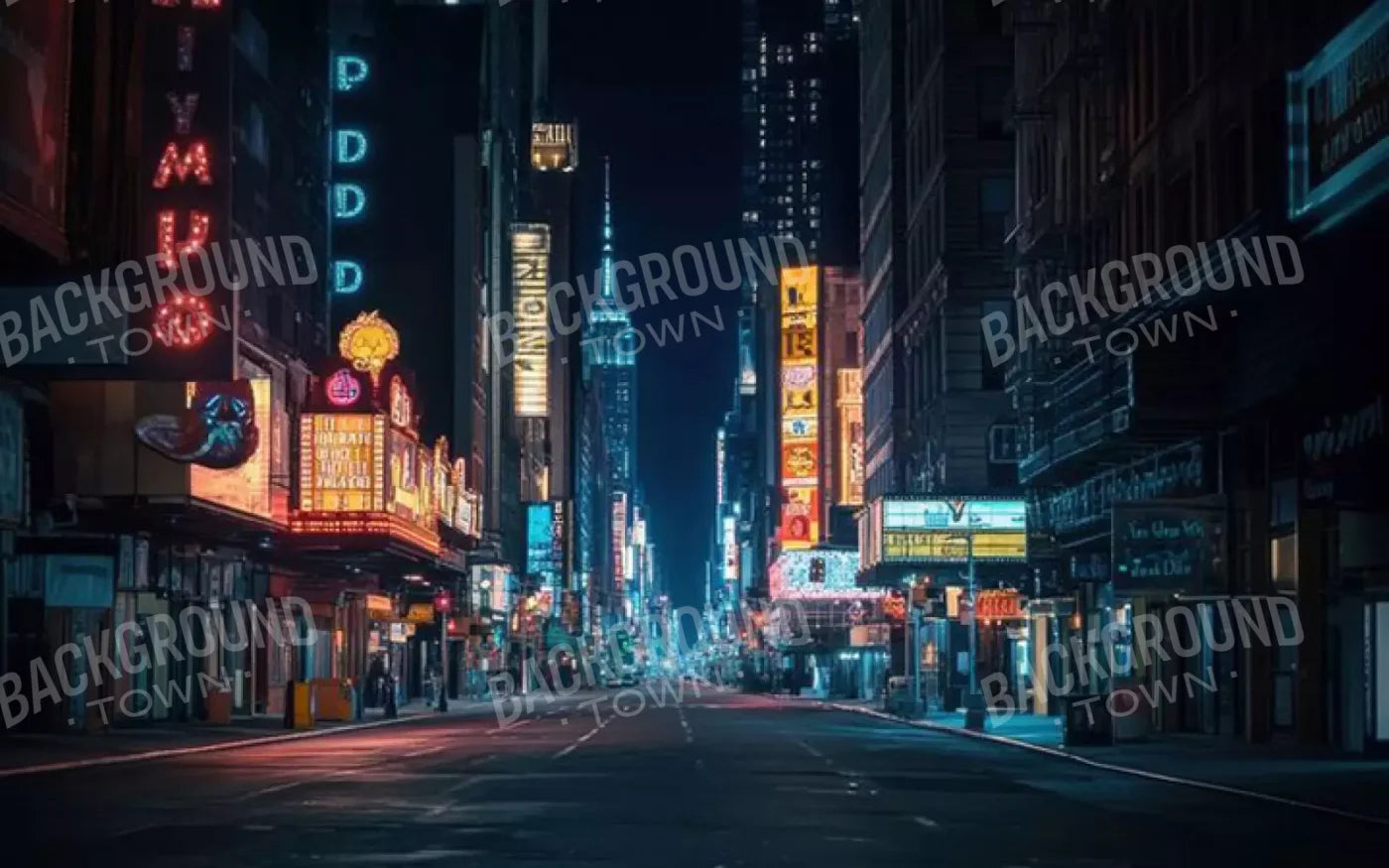 Big City Lights 8’x5’ UltraCloth (96 x 60 inch) Backdrop