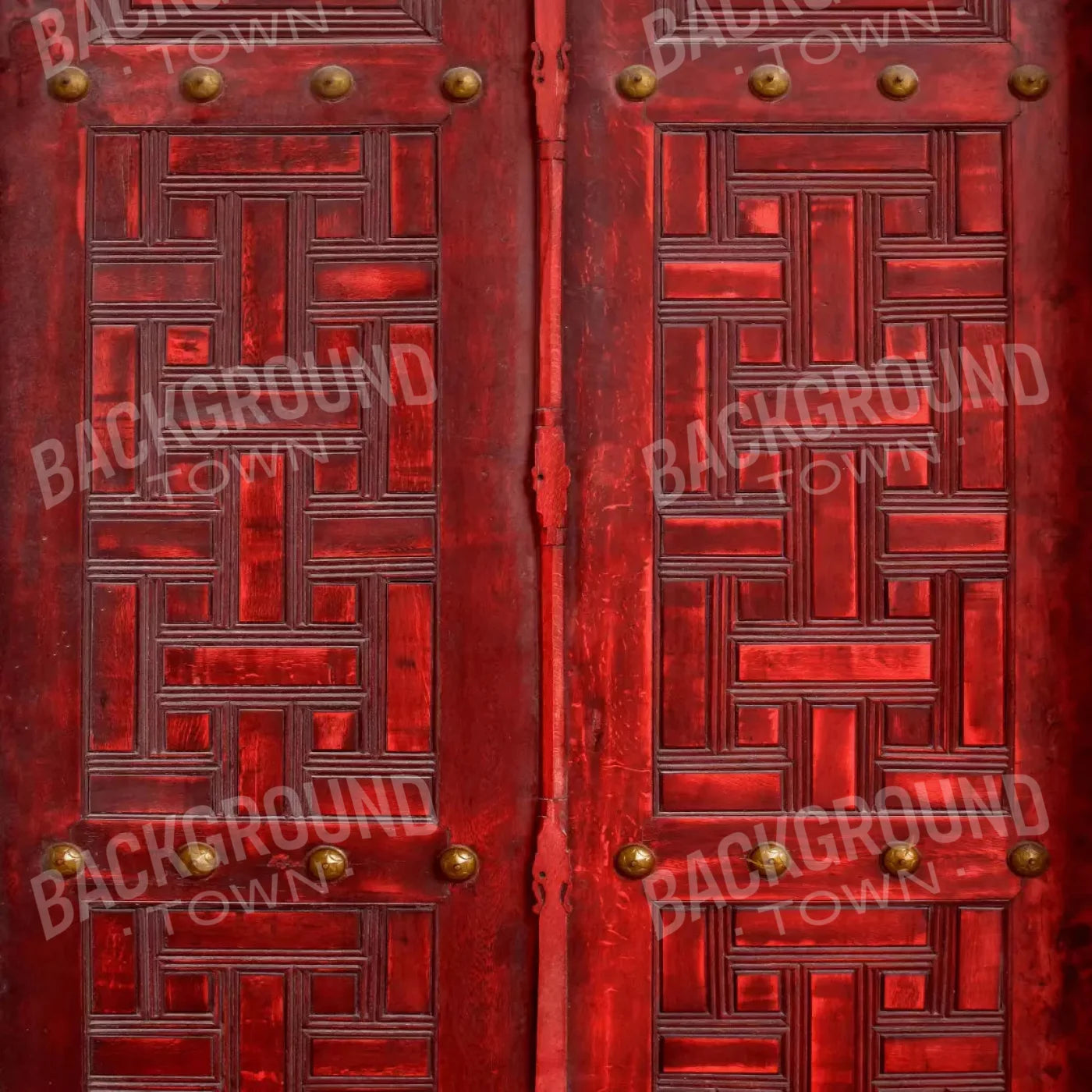 Big Red 8X8 Fleece ( 96 X Inch ) Backdrop