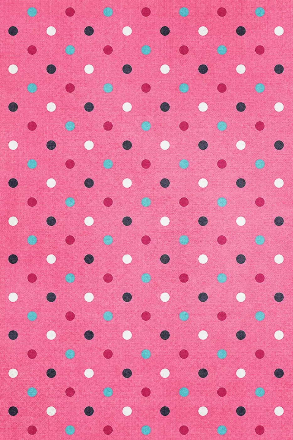Birthday Bash Pink 5X76 For Lvl Up Backdrop System ( 60 X 90 Inch )