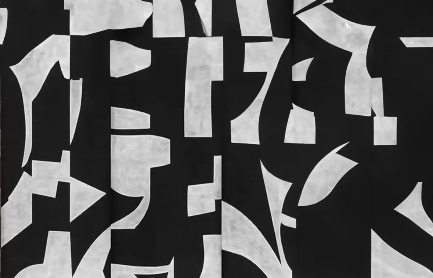 Black And White Abstract 14’X9’ Ultracloth (168 X 108 Inch) Backdrop