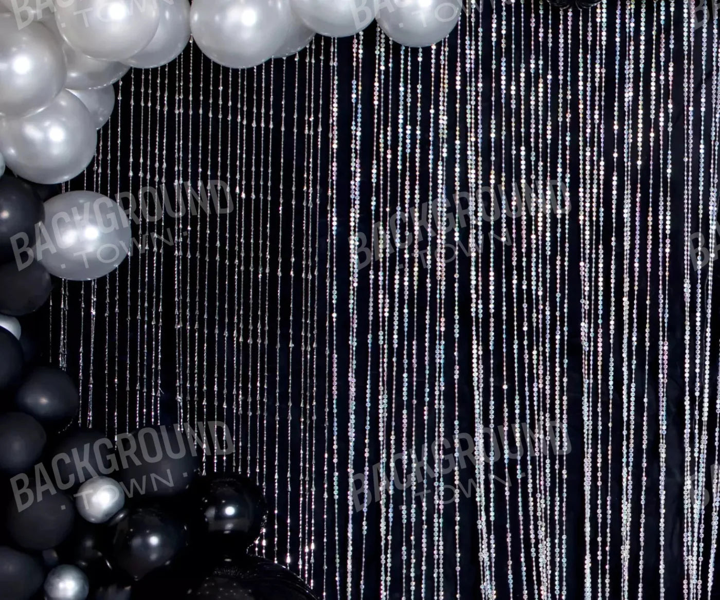 Black Tie Affair 5X42 Fleece ( 60 X 50 Inch ) Backdrop