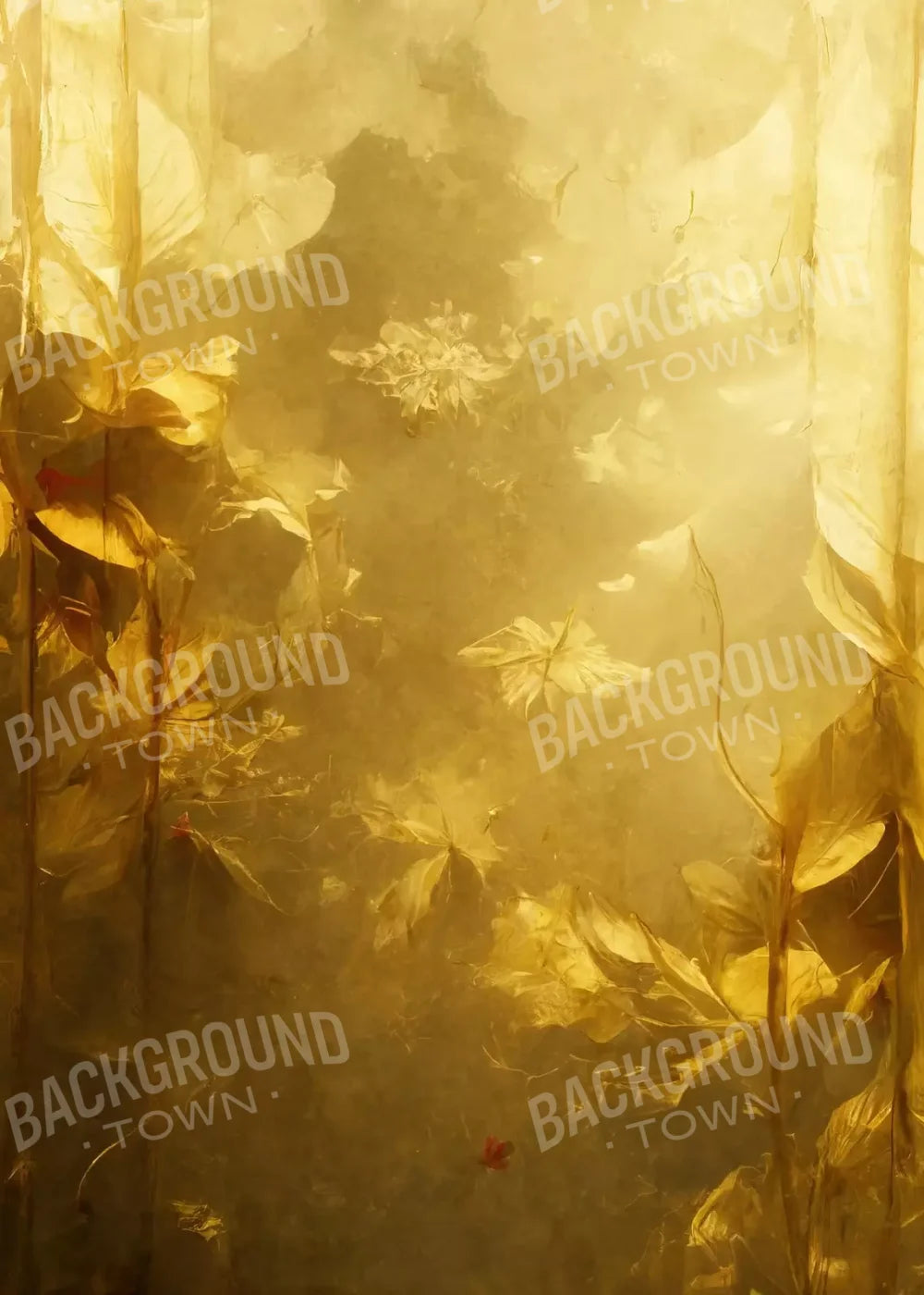 Bleached Leaves 5X7 Ultracloth ( 60 X 84 Inch ) Backdrop