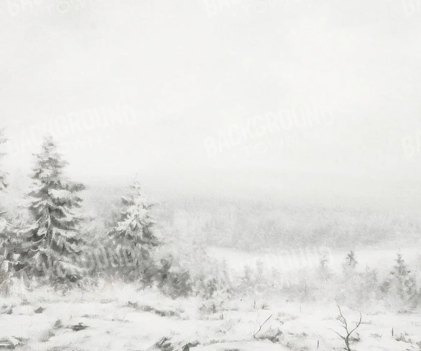 Blizzard Walk 5’x4’2 Fleece (60 x 50 inch) Backdrop