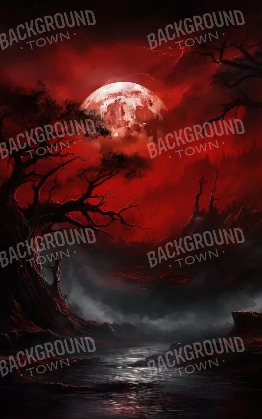Blood Moon I 5’X8’ Ultracloth (60 X 96 Inch) Backdrop