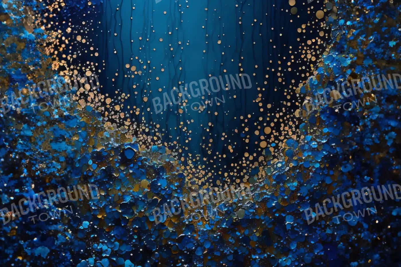 BlueAbstract 12’x8’ UltraCloth (144 x 96 inch) Backdrop