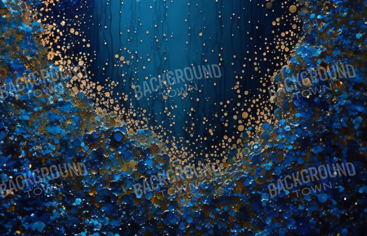 BlueAbstract 14’x9’ UltraCloth (168 x 108 inch) Backdrop