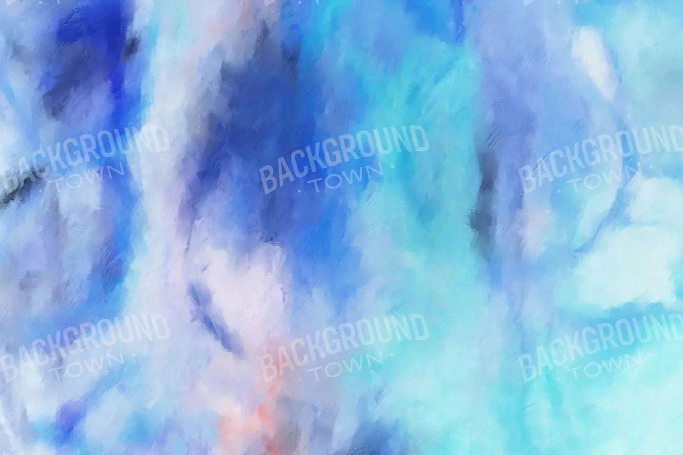 Blue Abstract 8X5 Ultracloth ( 96 X 60 Inch ) Backdrop